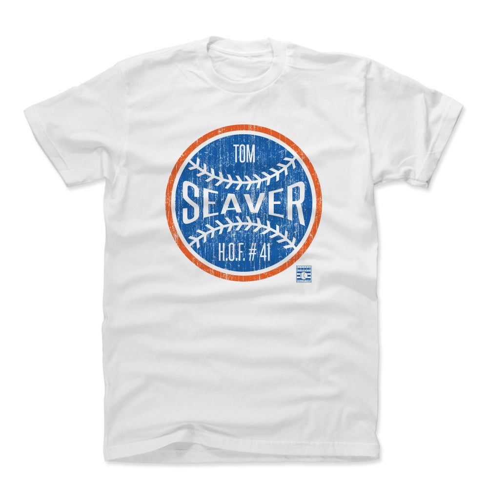 New York Mets Men's 500 Level Tom Seaver New York White Shirt