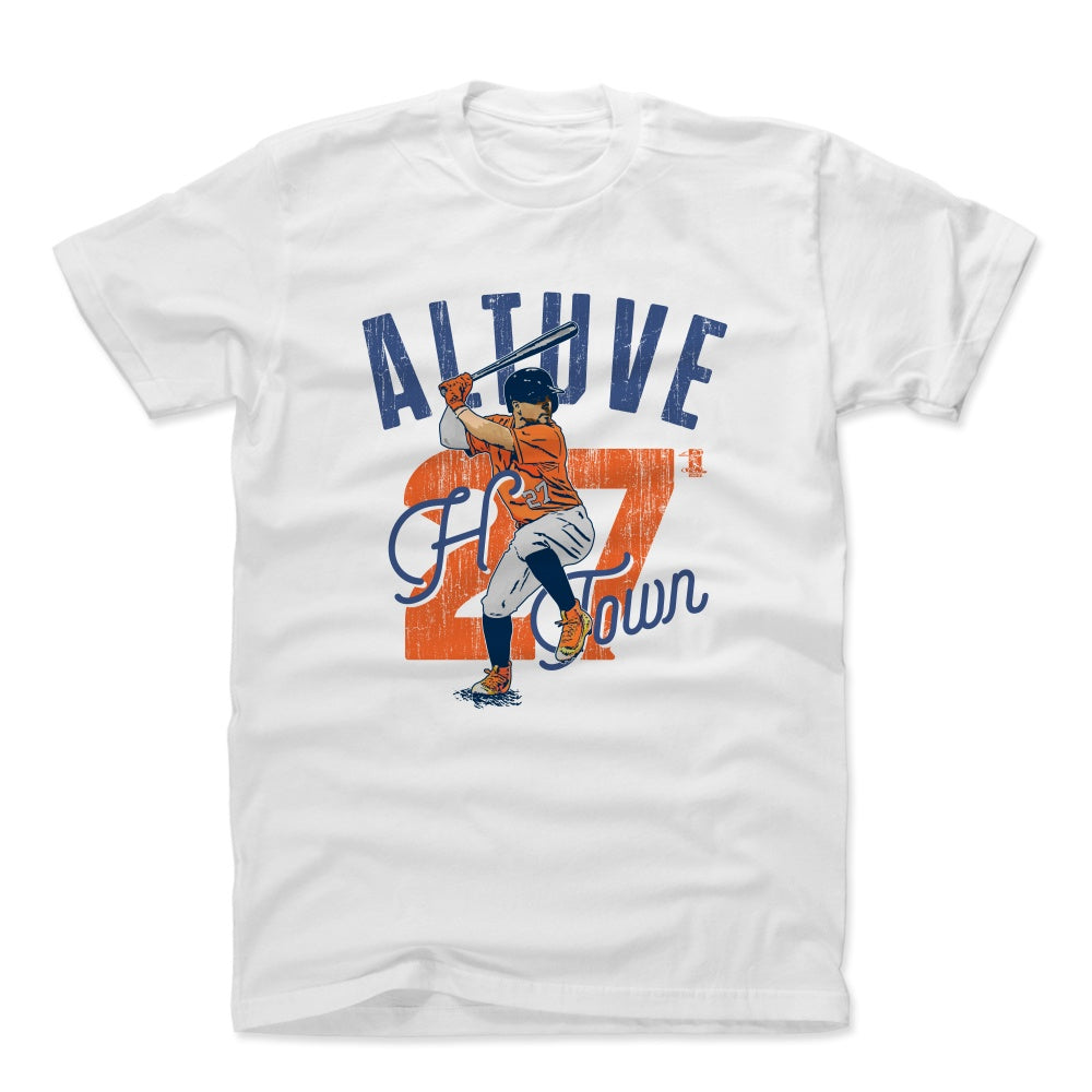  Jose Altuve Shirt (Cotton, Small, Heather Gray) - Jose