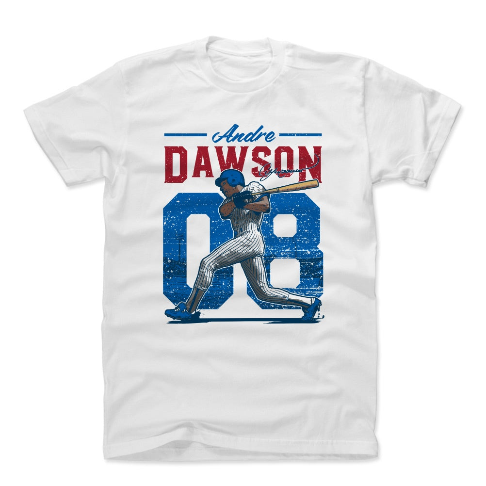 Vintage Andre Dawson Baseball T-Shirt Adult XS White Chicago Cubs MLB 1987  80s