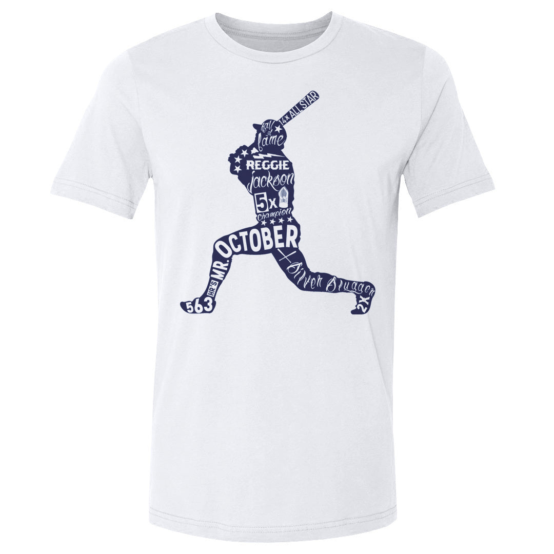 Reggie Jackson Men&#39;s Cotton T-Shirt | 500 LEVEL