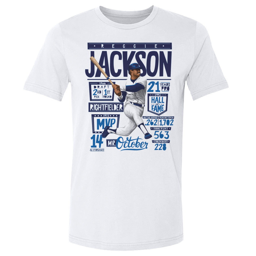 Reggie Jackson Men&#39;s Cotton T-Shirt | 500 LEVEL