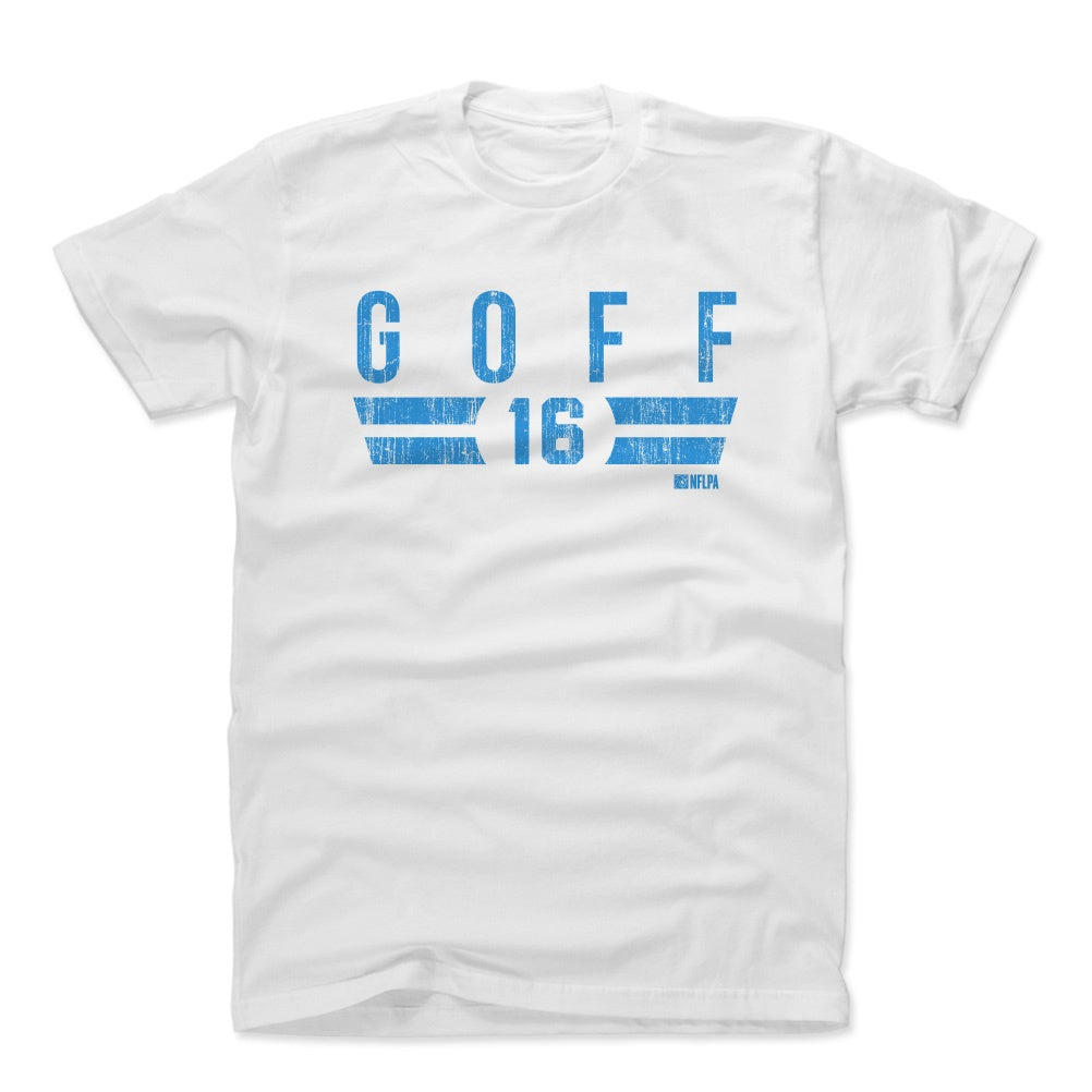 Jared Goff Men&#39;s Cotton T-Shirt | 500 LEVEL