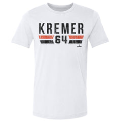 Dean Kremer Men's Cotton T-Shirt - White - Baltimore | 500 Level Major League Baseball Players Association (MLBPA)