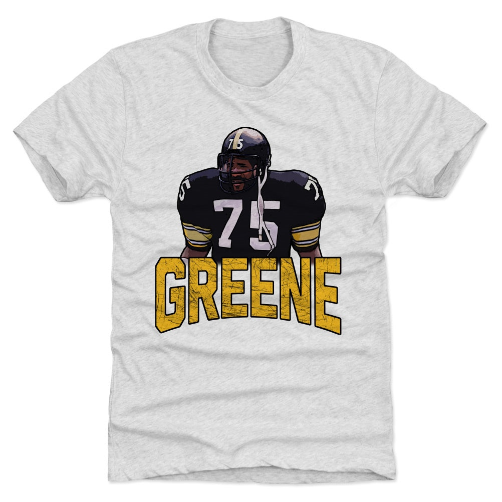 Mean Joe Greene T-Shirt  Pittsburgh Throwbacks Men's Premium T