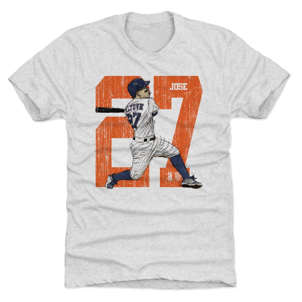  500 LEVEL Jose Altuve Shirt (Cotton, Small, Heather