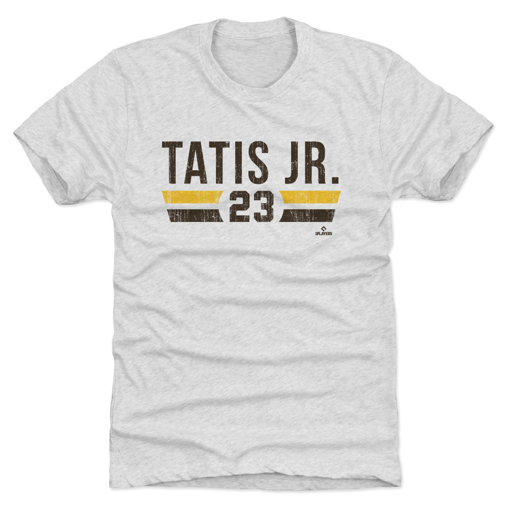 San Diego Padres Fernando Tatis Jr. Men's Premium T-Shirt - Tri Ash - San Diego | 500 Level Major League Baseball Players Association (MLBPA)