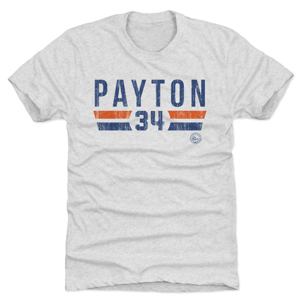 : Walter Payton Shirt (Cotton, Small, Heather Gray) - Walter  Payton Game B : Sports & Outdoors