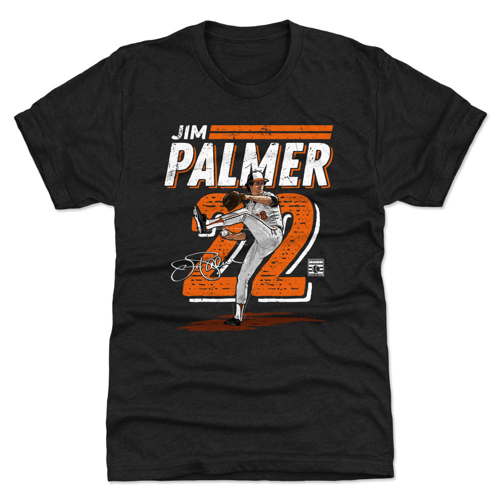 Jim Palmer Men's Premium T-Shirt - Tri Gray - Baltimore | 500 Level