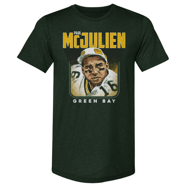 Paul McJulien T-Shirt | Green Bay Throwbacks Men's Premium T-Shirt ...