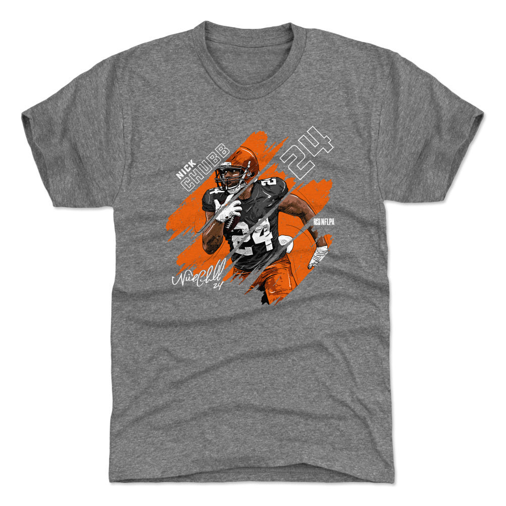 Nick Chubb T-Shirt, Cleveland Football Men's Premium T-Shirt