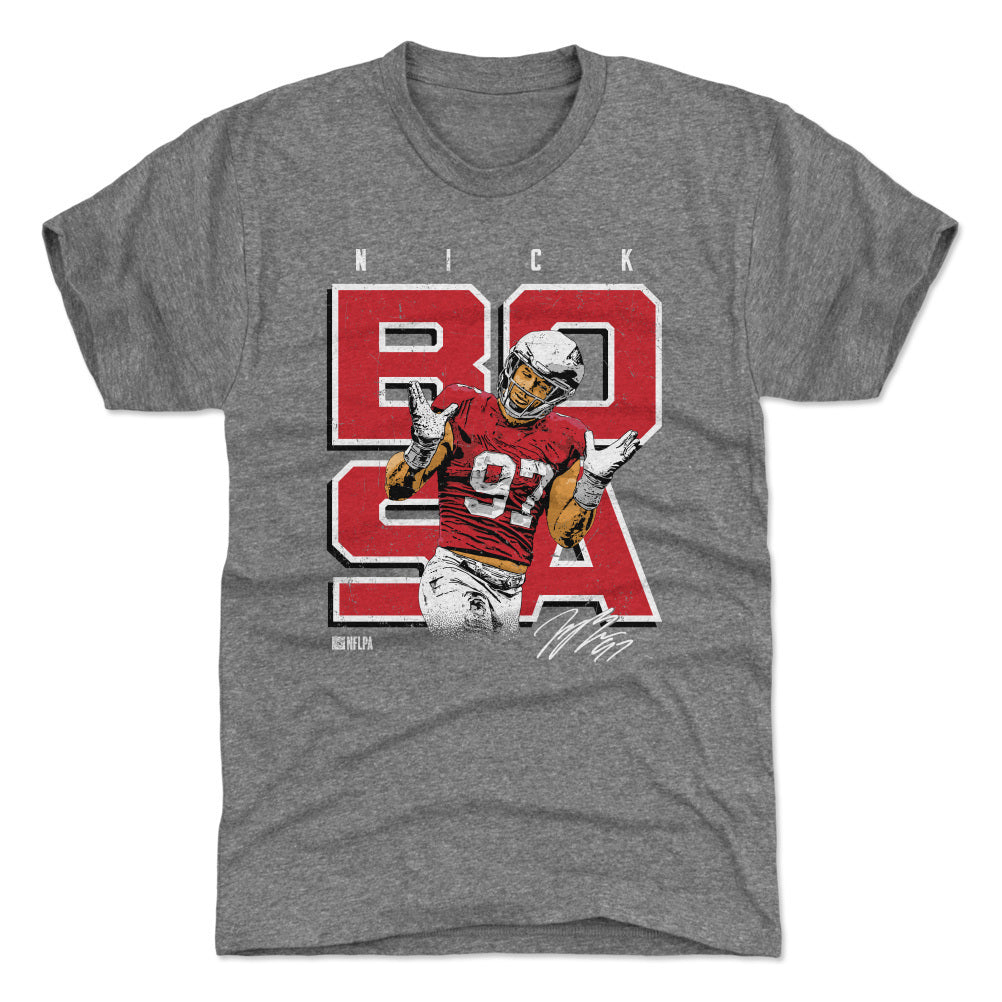 Nick Bosa Legend Color Rush T-Shirt - Black - Tshirtsedge