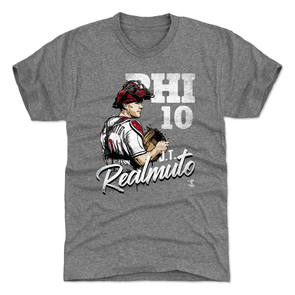 Philadelphia Phillies Men's 500 Level J.T. Realmuto Philadelphia Red Shirt