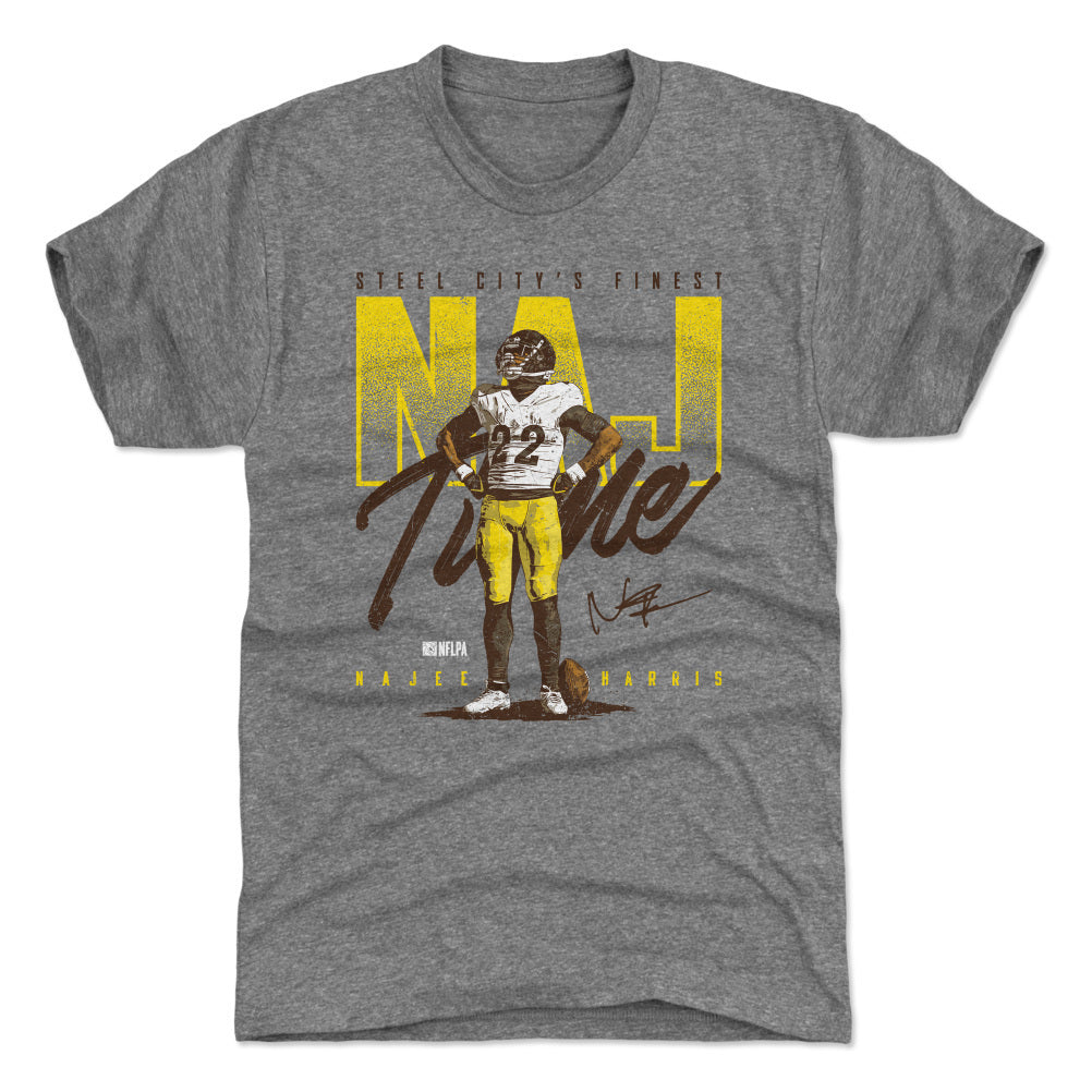 Najee Harris Shirt  Pittsburgh Football Men's Cotton T-Shirt