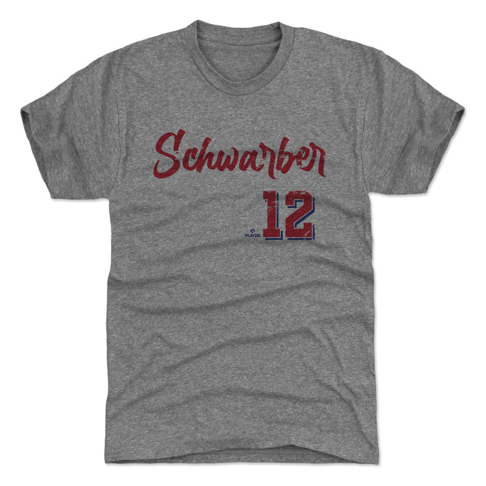  500 LEVEL Kyle Schwarber Shirt (Cotton, Small, Heather