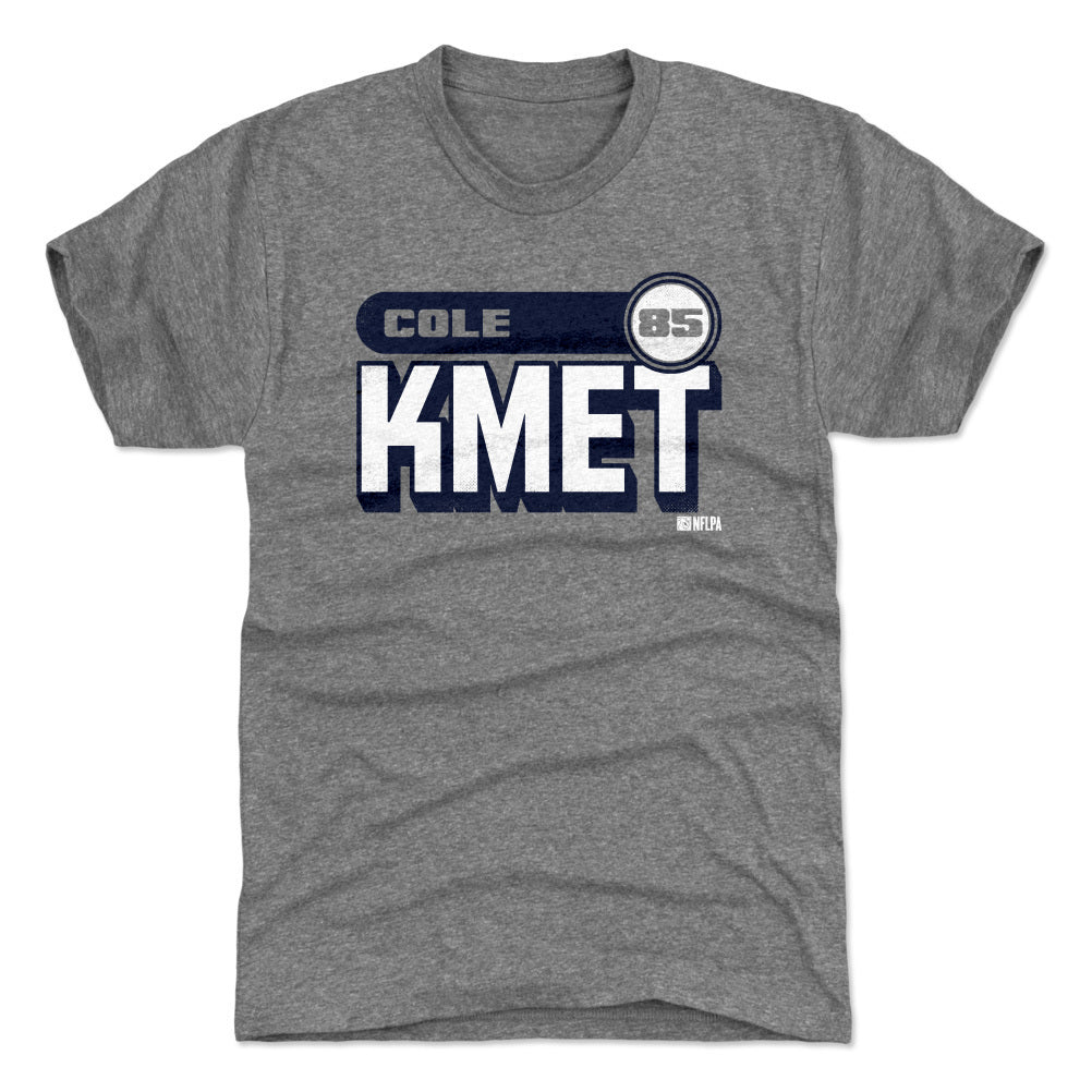 Cole Kmet Shirt, Chicago Football Men's Cotton T-Shirt