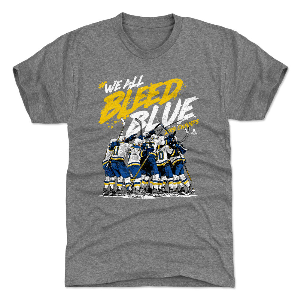 500 Level St. Louis Shirt - St. Louis Hockey Men's Apparel - St. Louis Hockey Bleed Blue