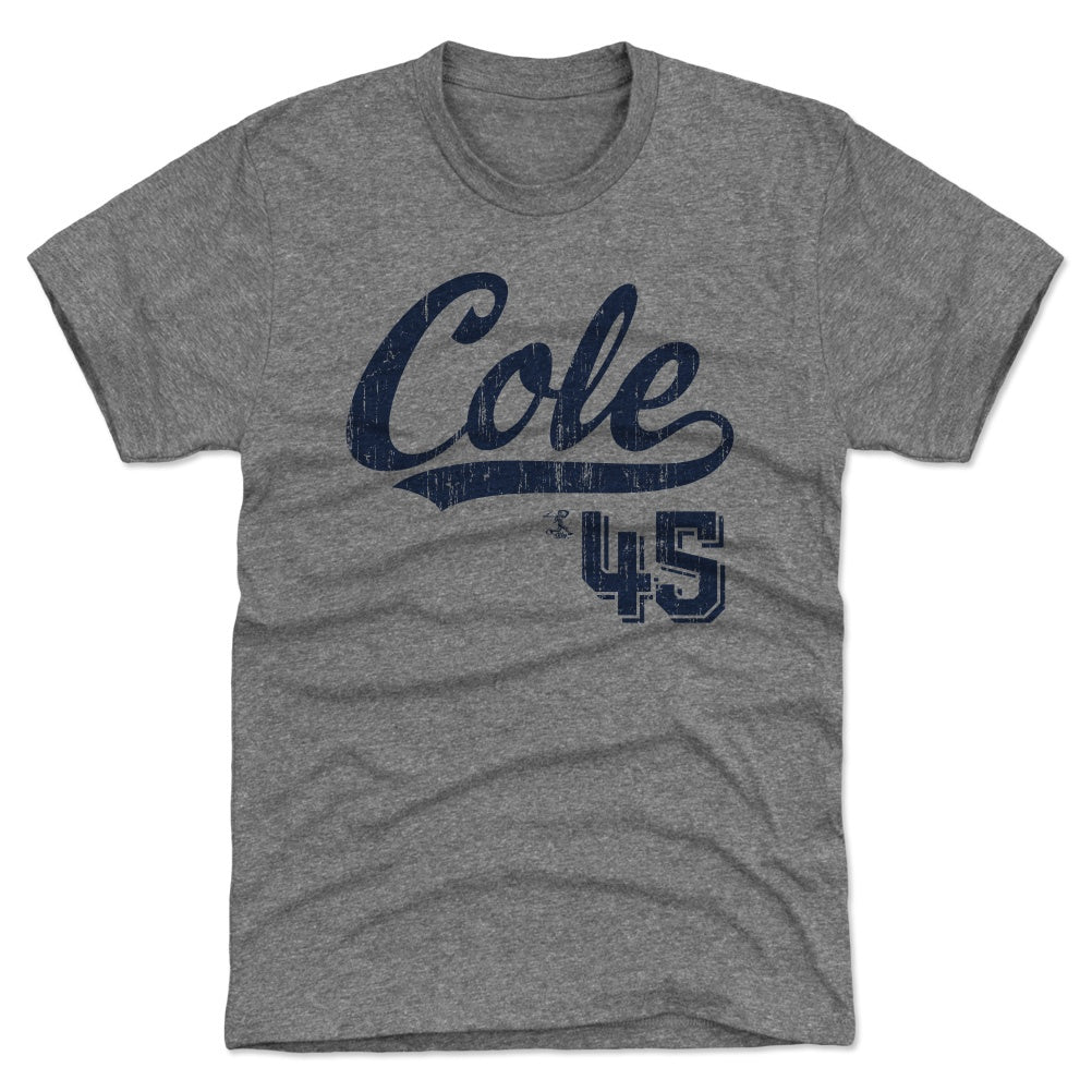 New York Yankees Men's 500 Level Gerrit Cole New York Gray T-Shirt