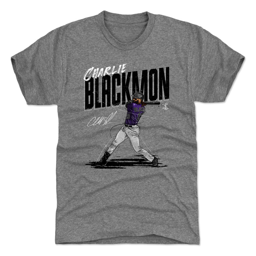 Charlie Blackmon Baseball Tee Shirt, Colorado Baseball Men's Baseball T- Shirt