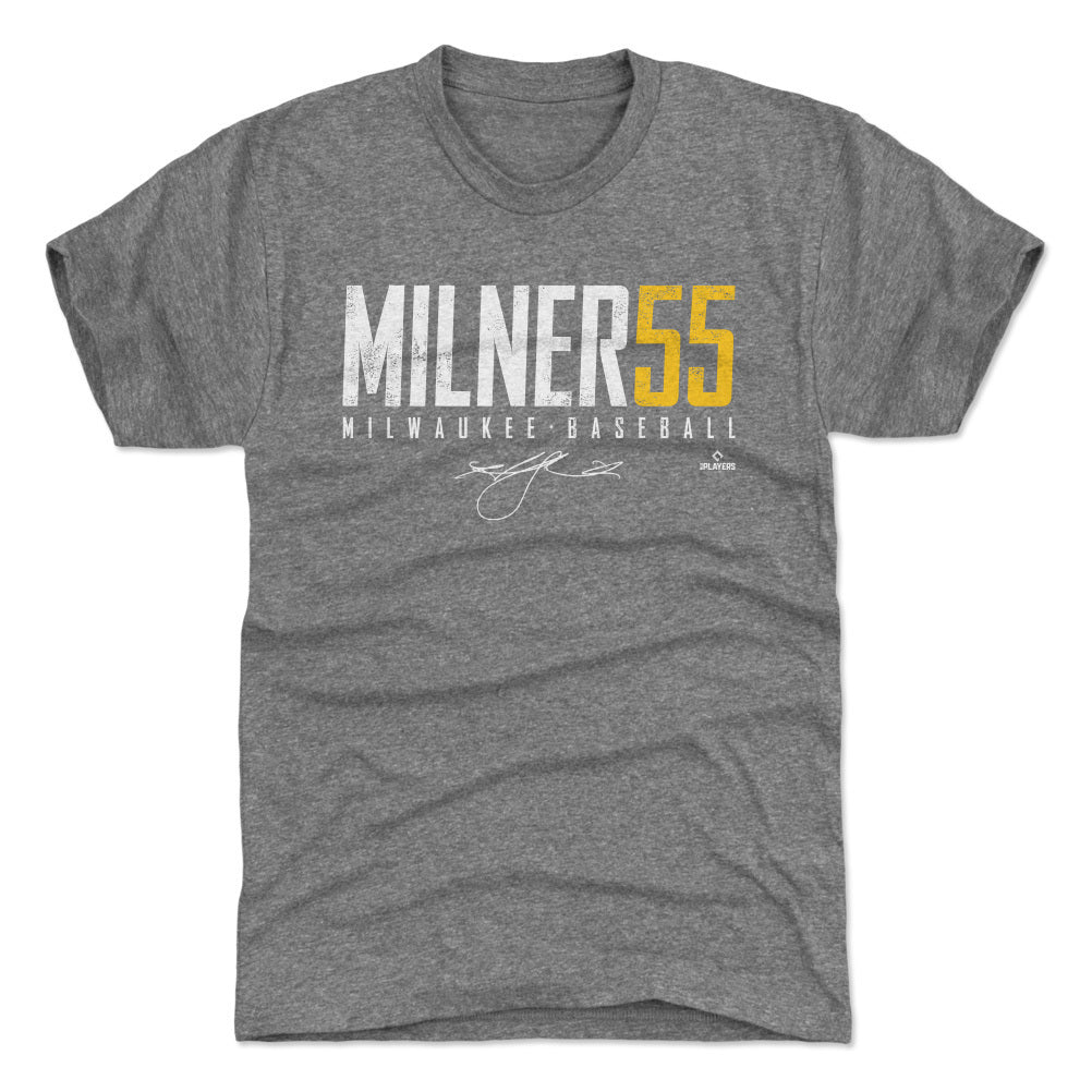 Milwaukee Brewers Men's 500 Level Corbin Burnes Milwaukee White Shirt