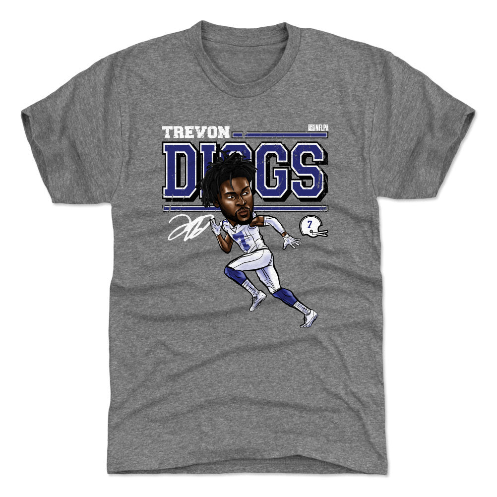 Trevon Diggs Dallas Cartoon WHT