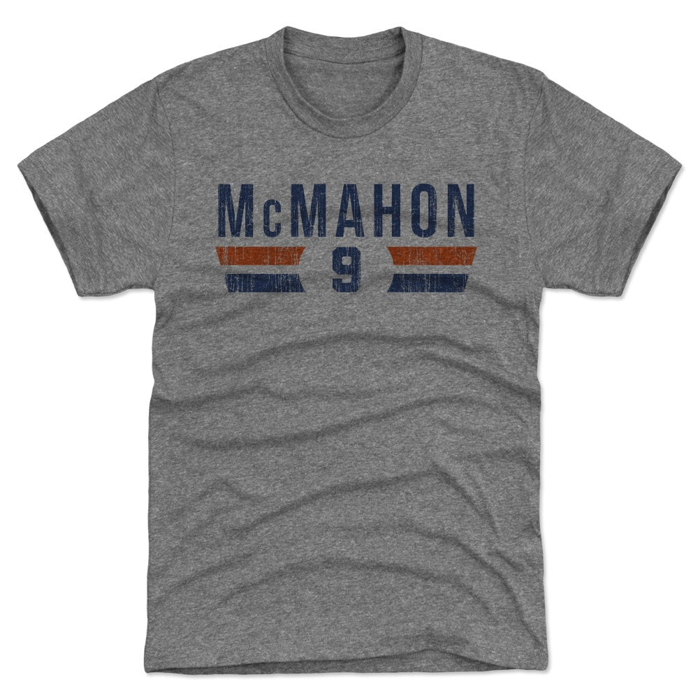 Jim McMahon Backer T-Shirt - Ash - Tshirtsedge