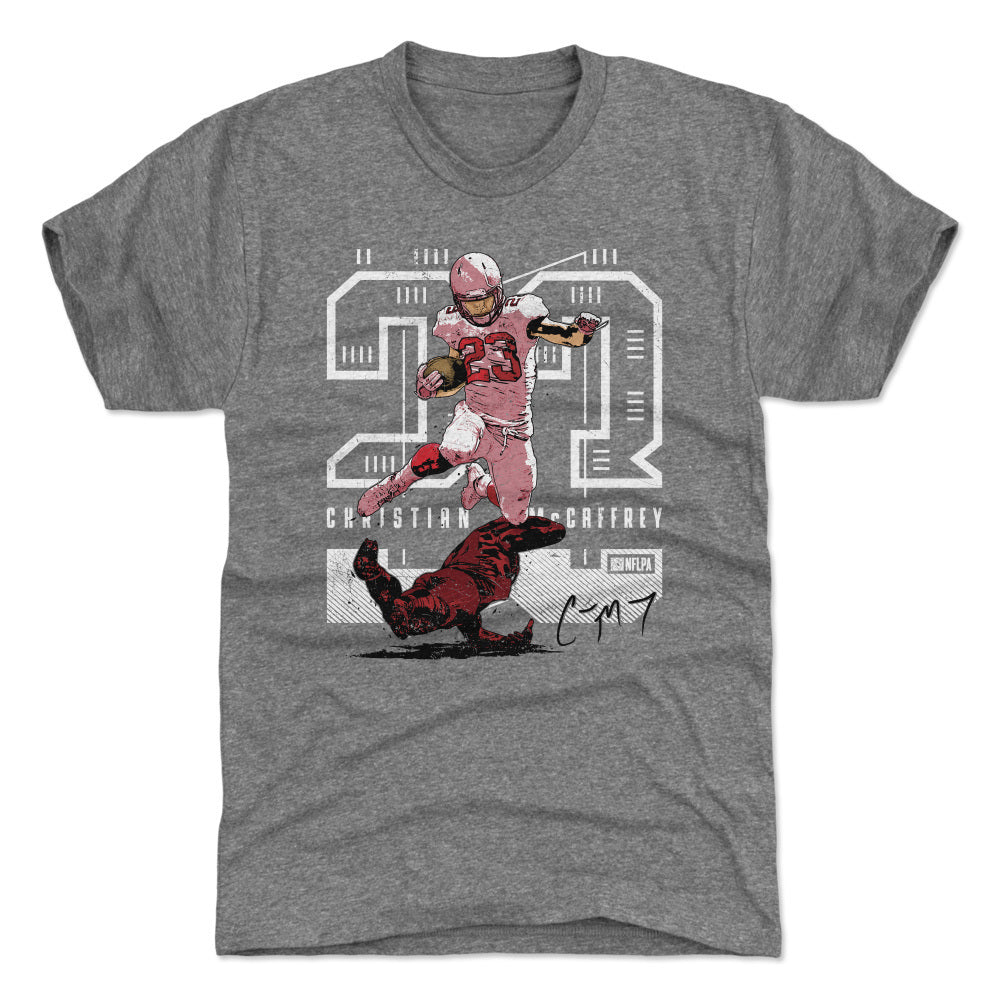 Christian McCaffrey Men&#39;s Premium T-Shirt | 500 LEVEL