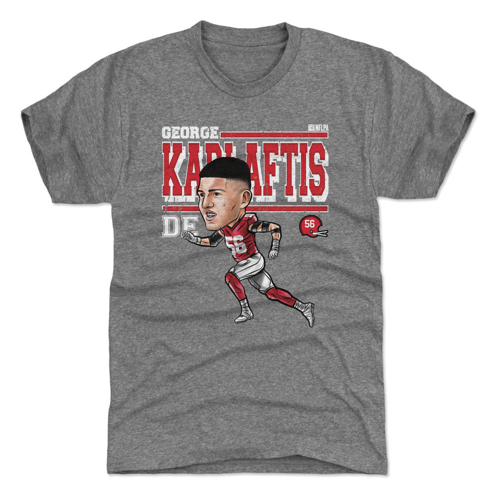 George Karlaftis T-Shirt, Kansas City Football Men's Premium T-Shirt