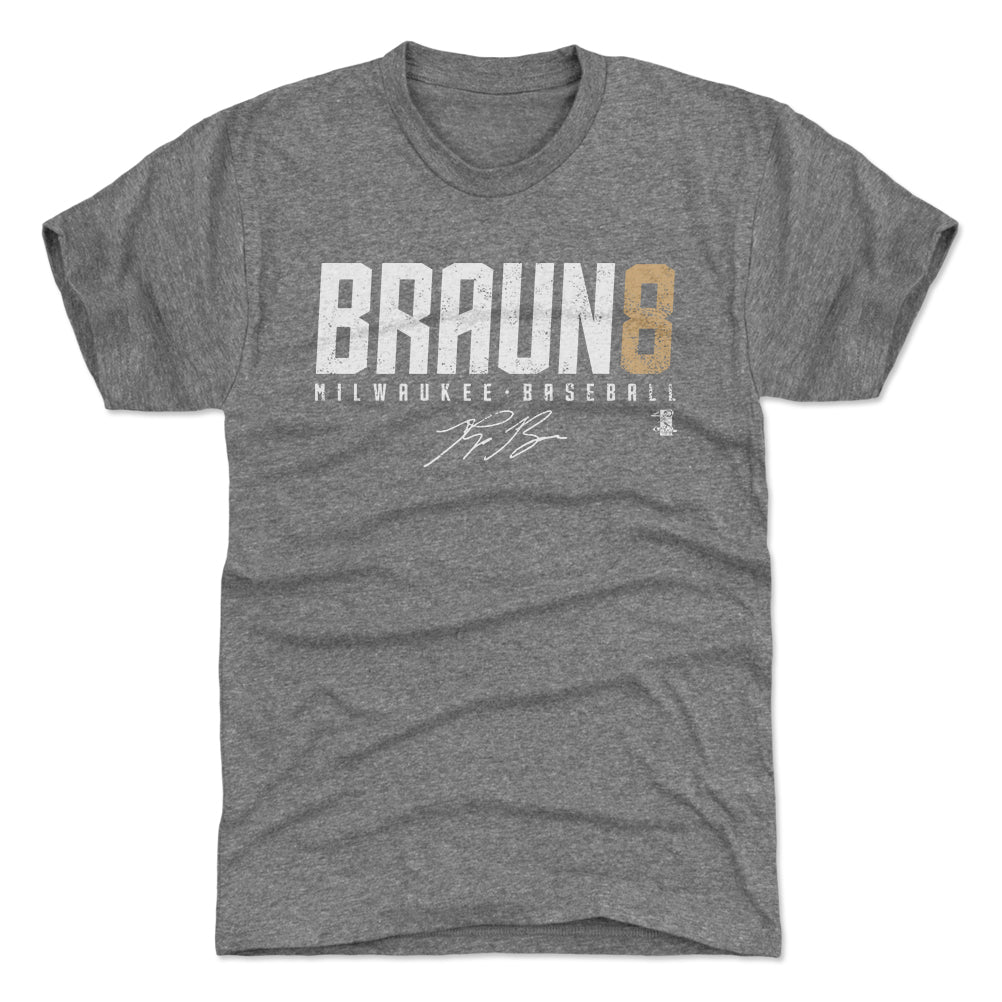 Ryan Braun Baseball Tee Shirt, Milwaukee Baseball Men's Baseball T-Shirt