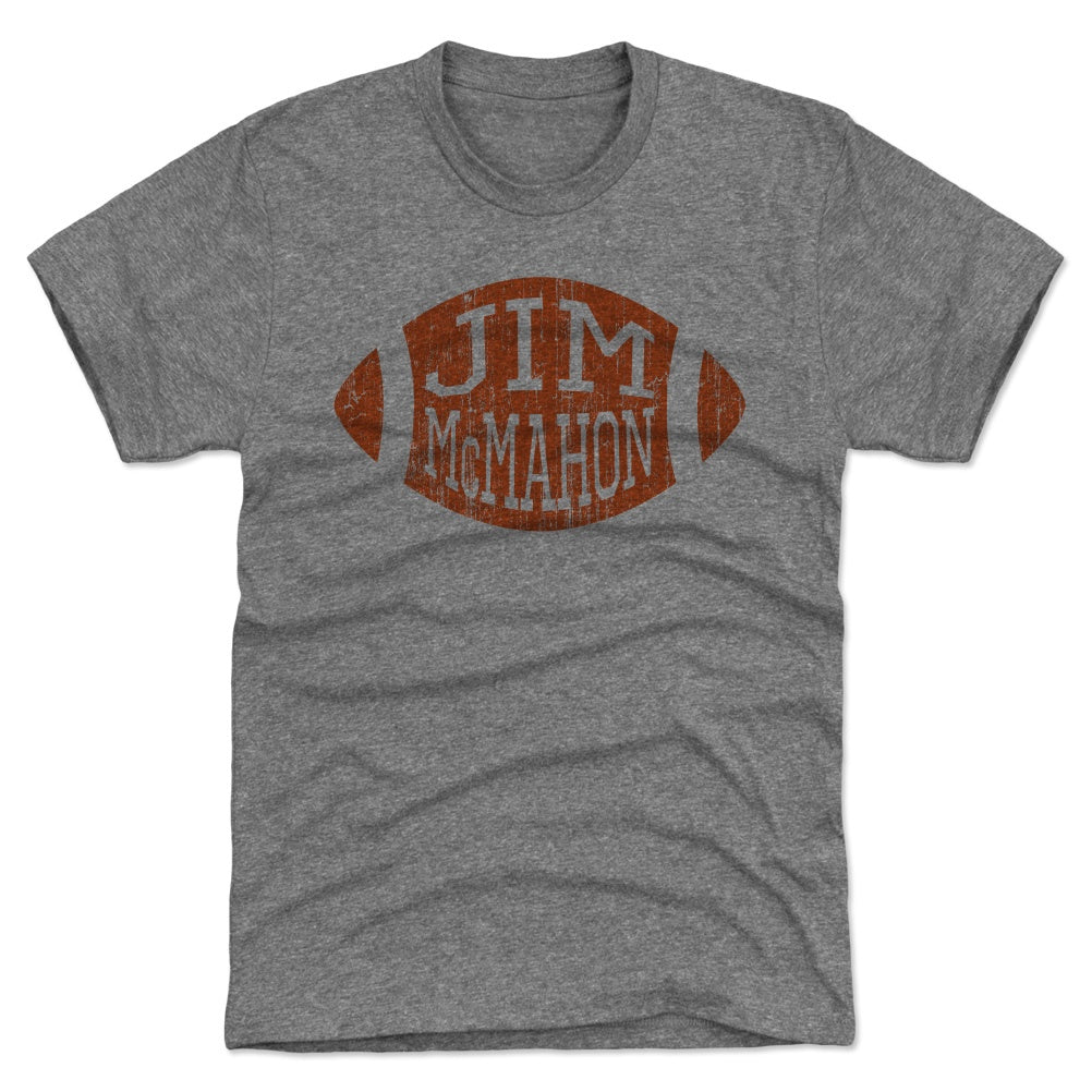 Jim McMahon Backer T-Shirt - Ash - Tshirtsedge