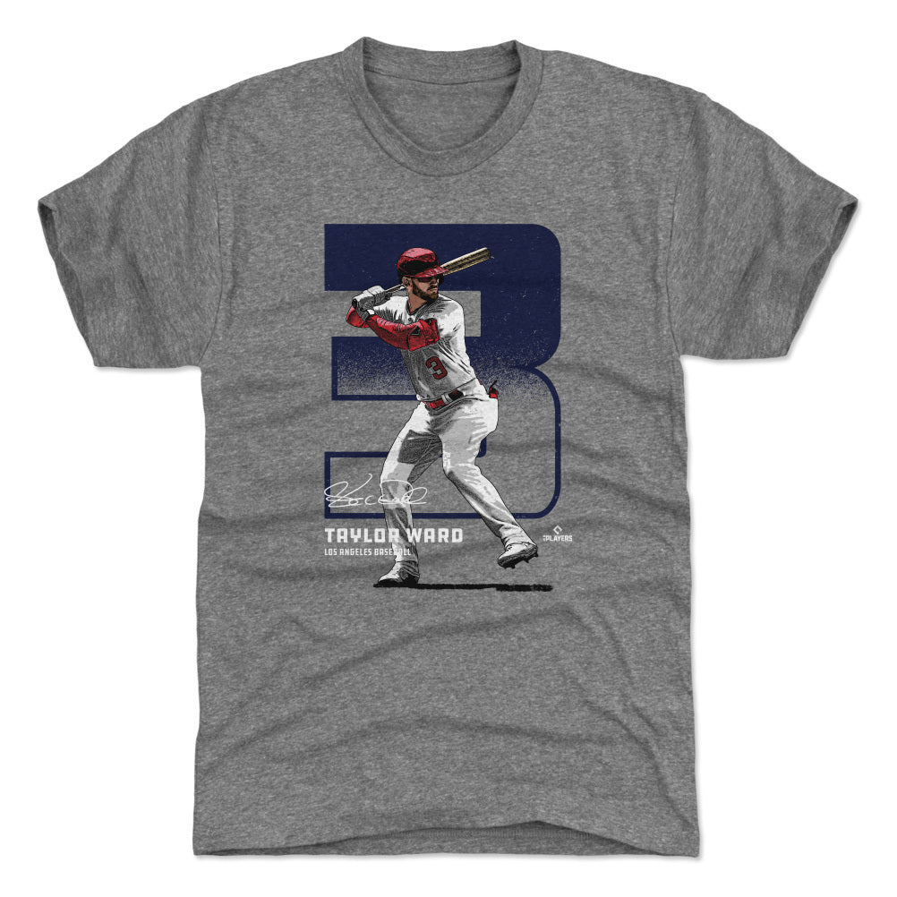 Red Los Angeles Angels Baseball Mike Trout #27 Reel ‘Em In 100% Cotton  T-Shirt