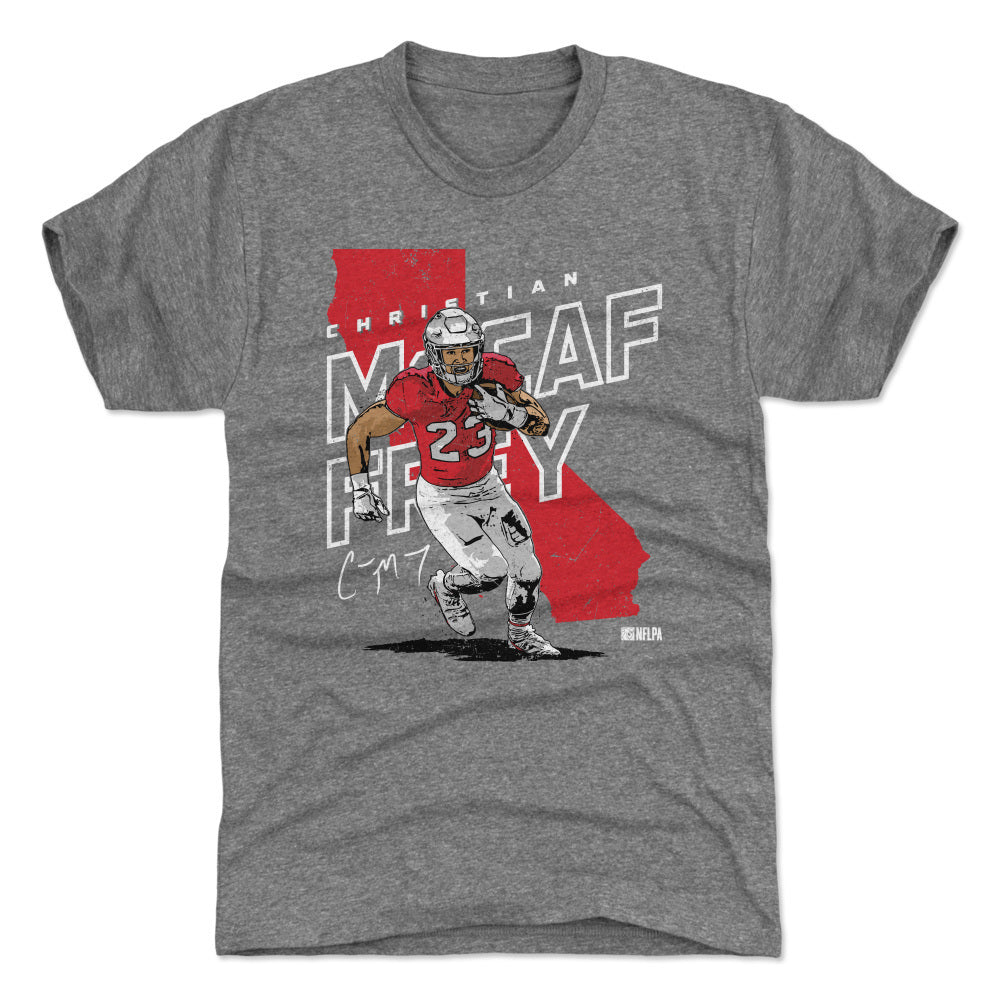 Christian McCaffrey Men&#39;s Premium T-Shirt | 500 LEVEL