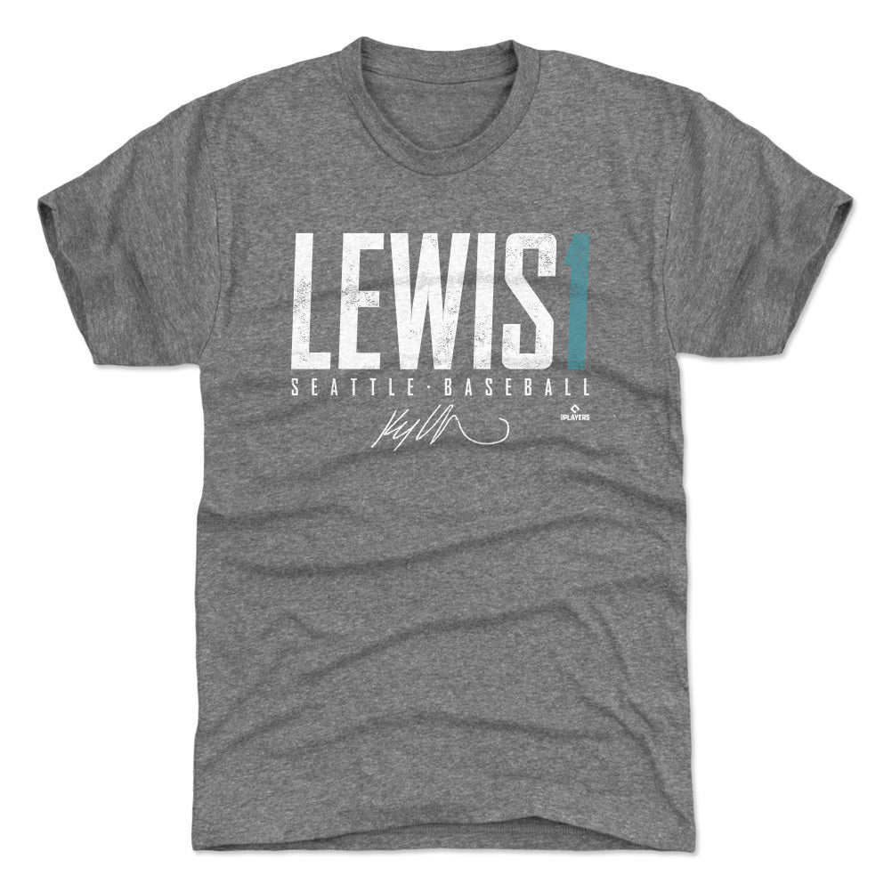  Kyle Lewis Shirt (Cotton, Small, Heather Gray) - Kyle