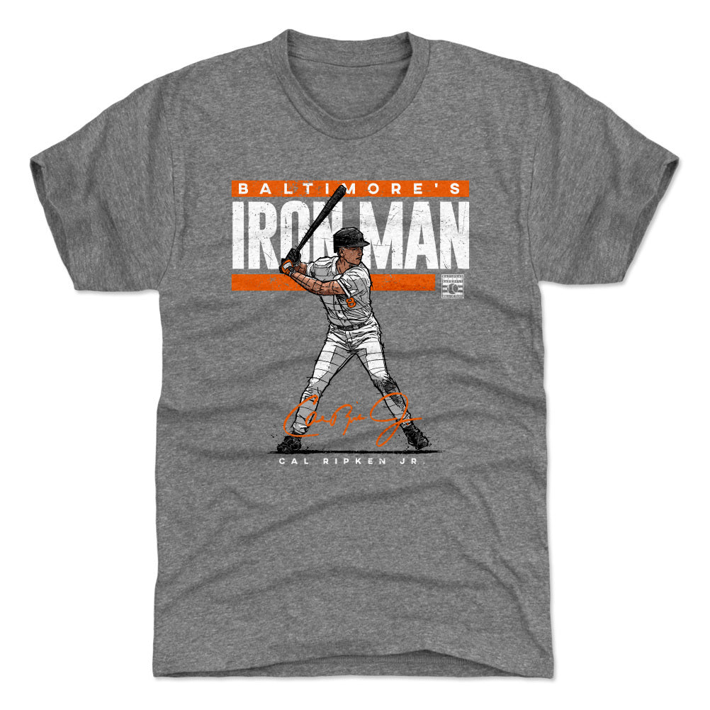 Men's 500 Level Cal Ripken Jr. Baltimore Gray T-Shirt