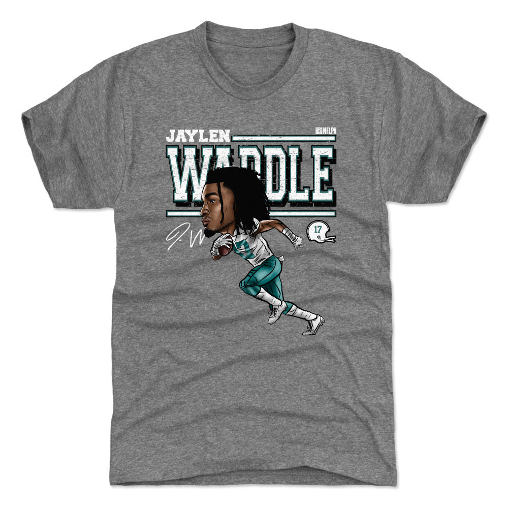 Jaylen Waddle Shirt, Miami Football Men's Cotton T-Shirt