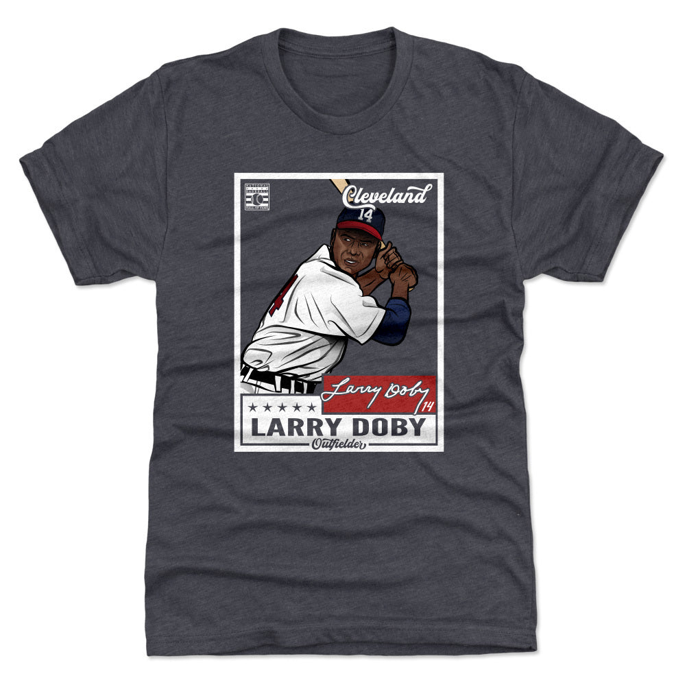 Larry Doby Baseball Tee Shirt  Cleveland Baseball Hall of Fame