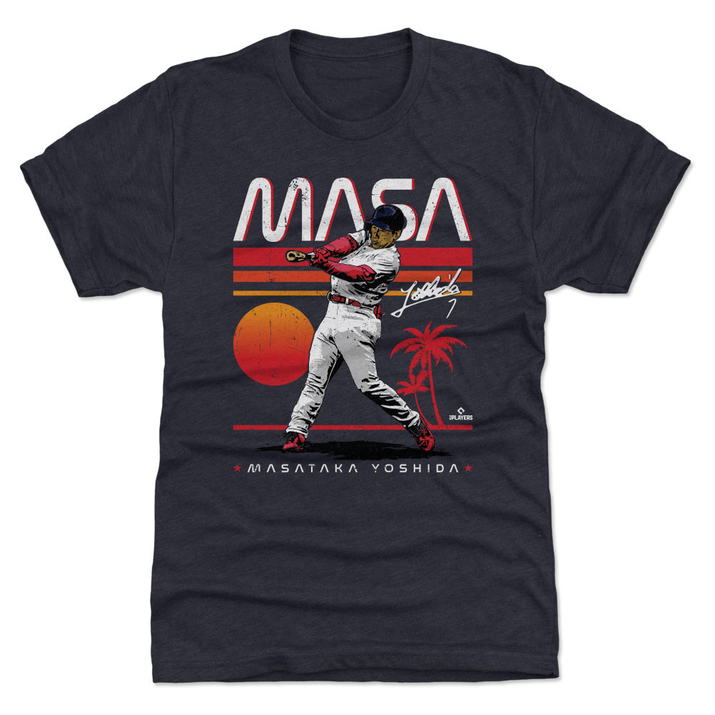 Men's Nike Masataka Yoshida Navy Boston Red Sox Name & Number T-Shirt