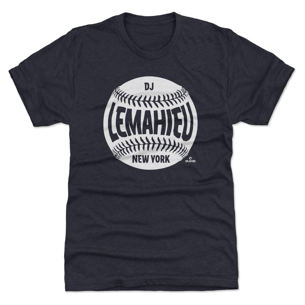 DJ LeMahieu Men's Cotton T-Shirt - Heather Gray - New York | 500 Level Major League Baseball Players Association (MLBPA)