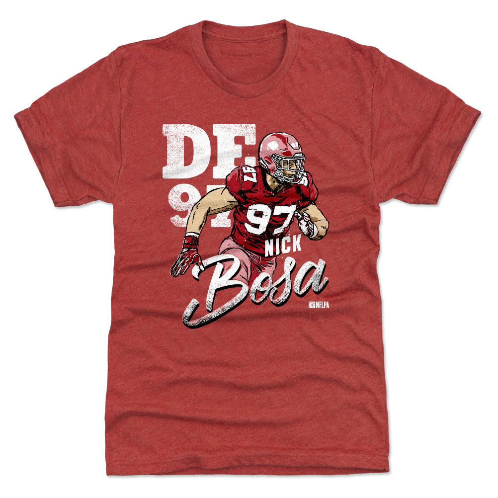 Nick Bosa T-Shirt, San Francisco Football Men's Premium T-Shirt