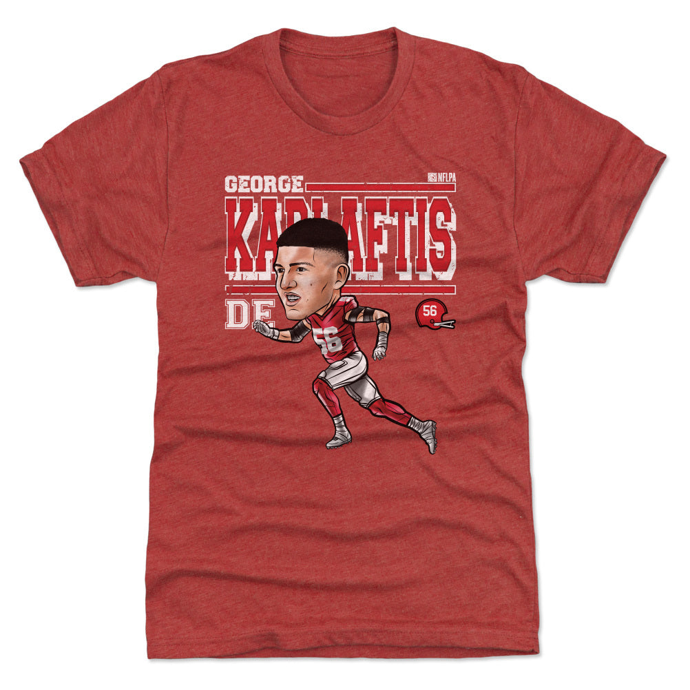 George Karlaftis T-Shirt, Kansas City Football Men's Premium T-Shirt