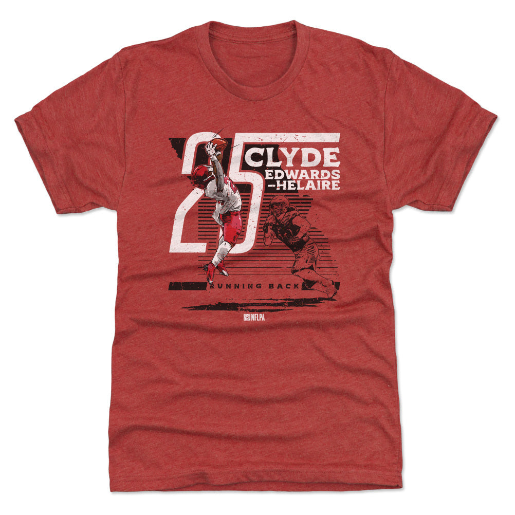 Clyde Edwards-Helaire Men&#39;s Premium T-Shirt | 500 LEVEL