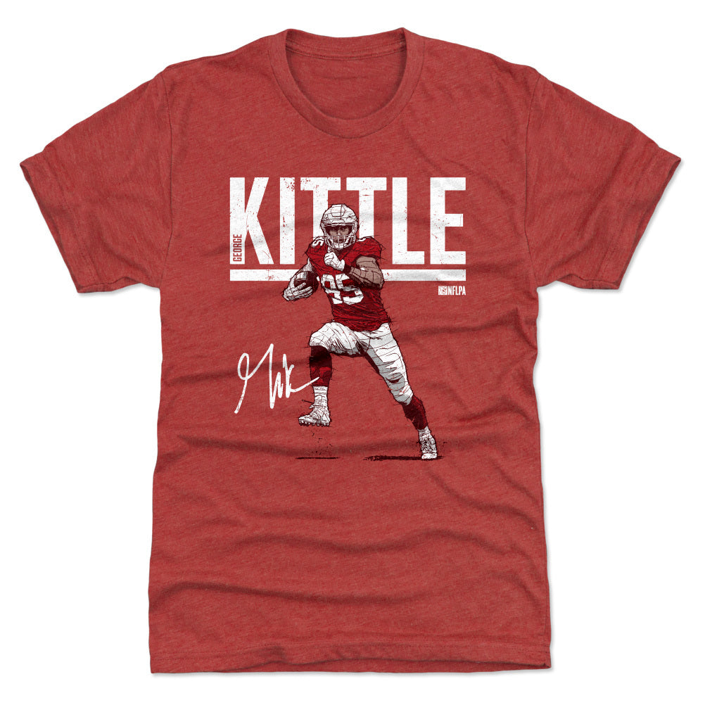 George kittle t shirt hot sale jersey