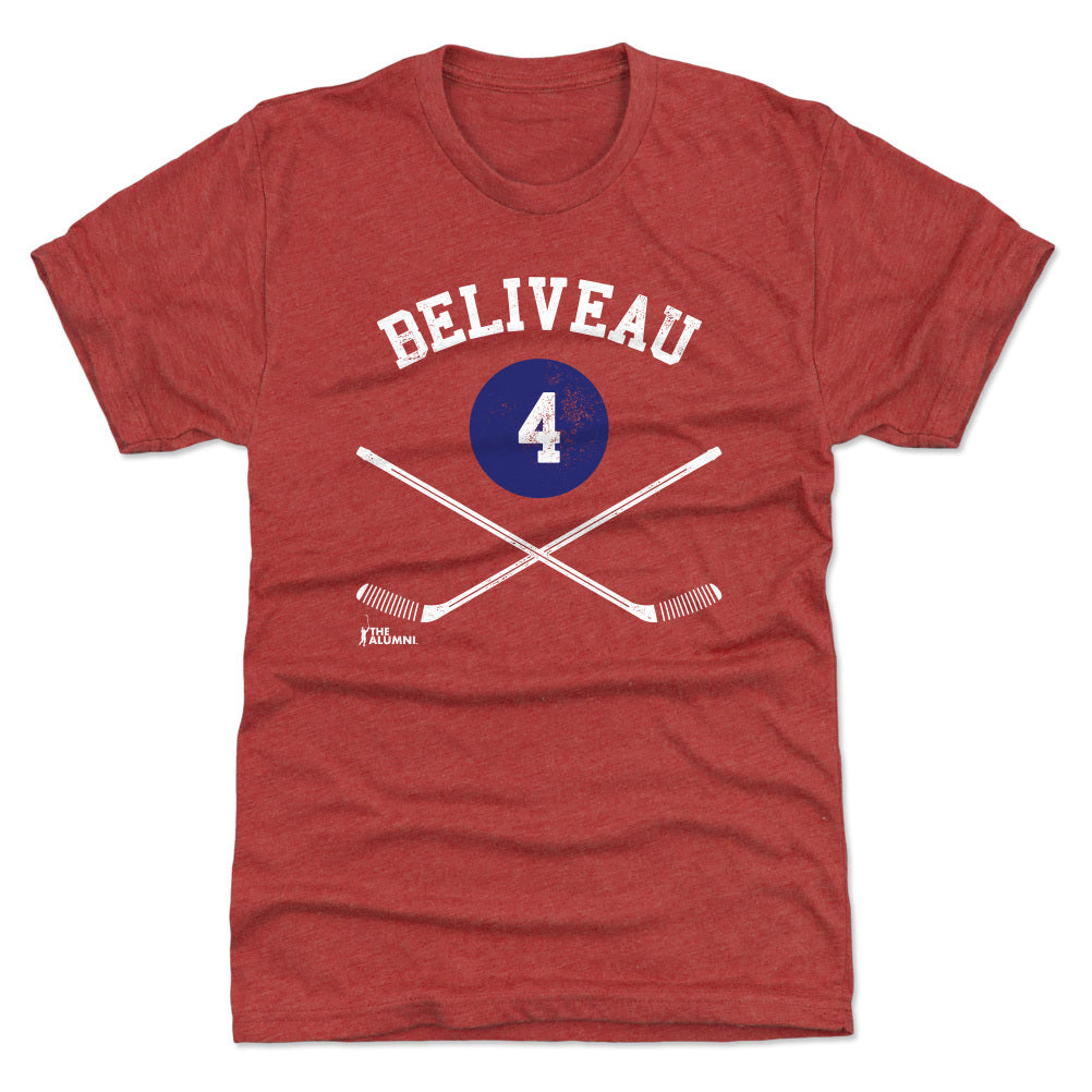 Jean Beliveau Men&#39;s Premium T-Shirt | 500 LEVEL