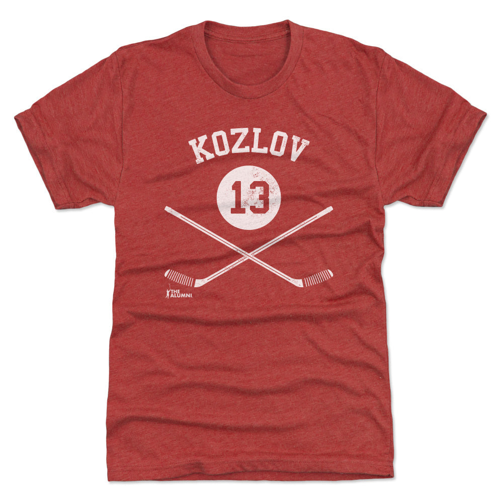 Darren McCarty Men's Cotton T-Shirt - Red - Detroit | 500 Level