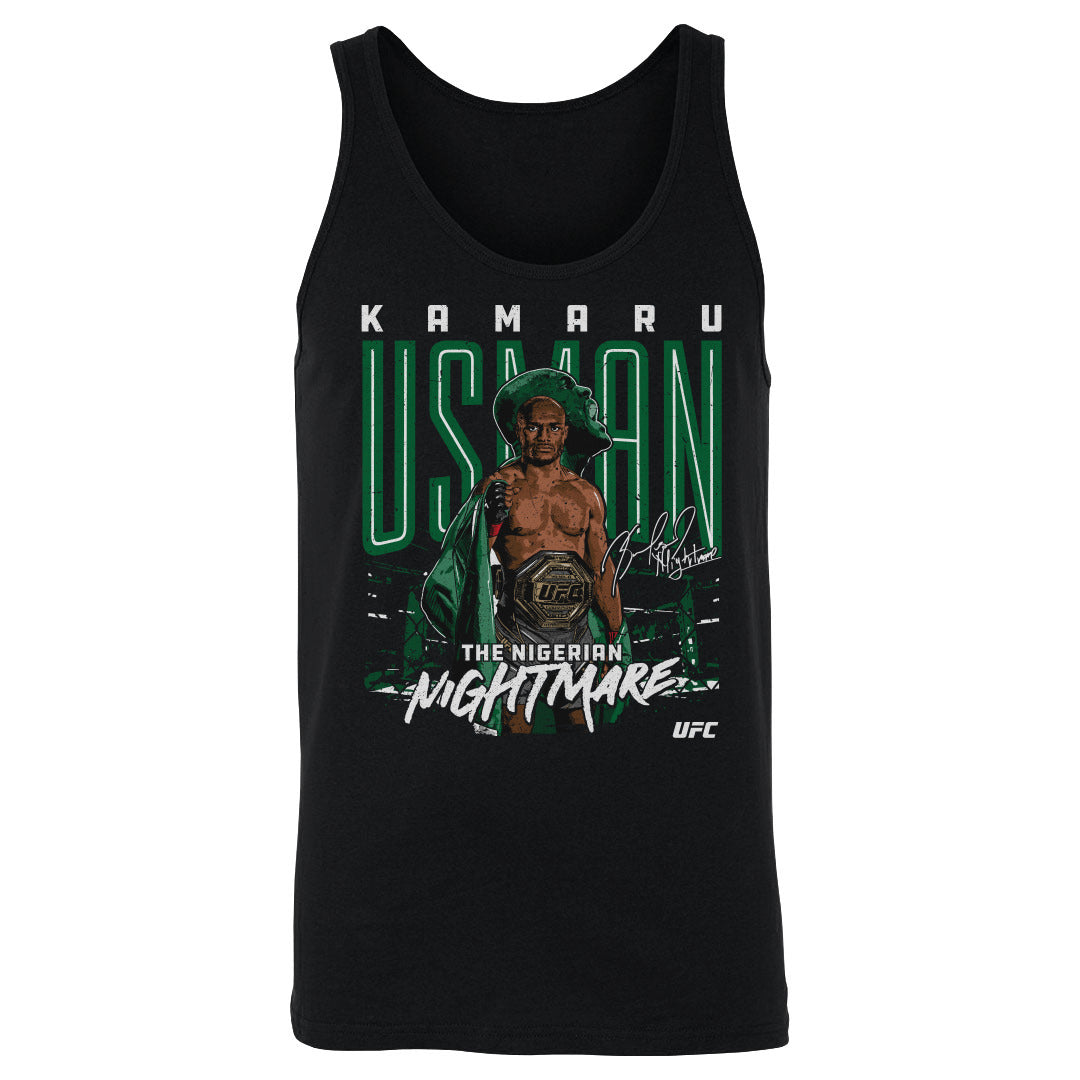 Kamaru Usman Men&#39;s Tank Top | 500 LEVEL