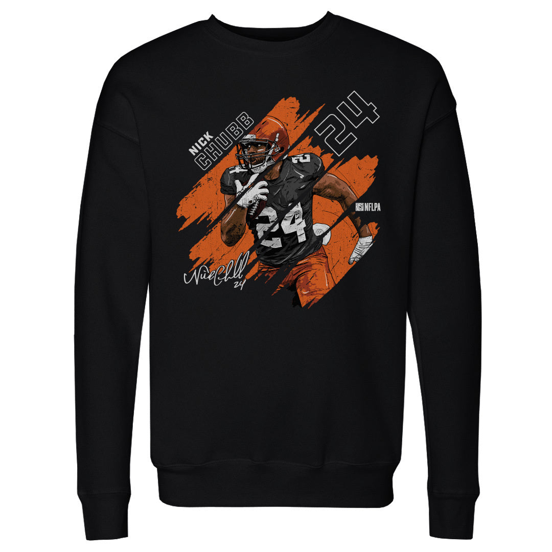 Nick Chubb Men&#39;s Crewneck Sweatshirt | 500 LEVEL