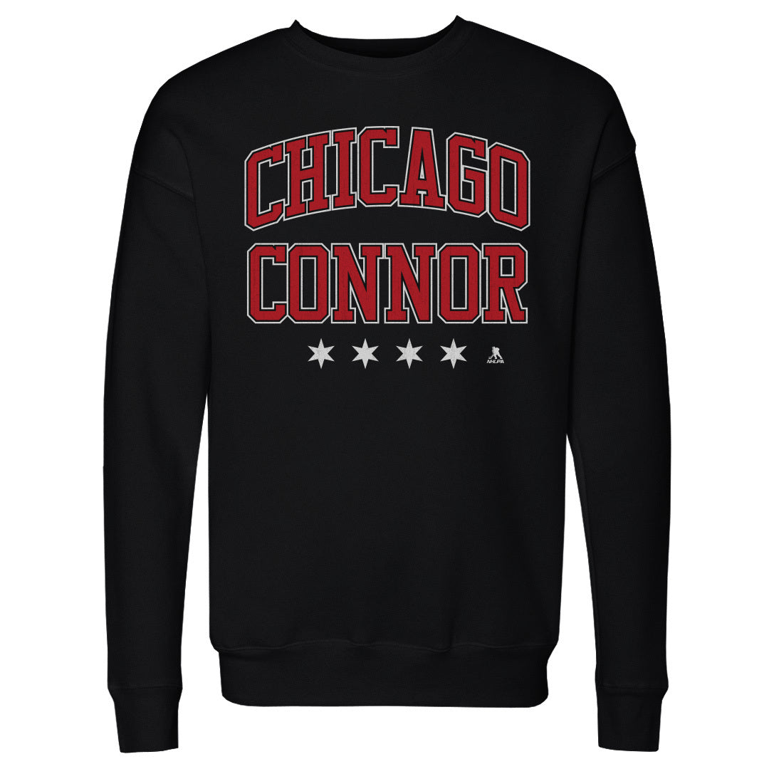 Connor Bedard Men&#39;s Crewneck Sweatshirt | 500 LEVEL