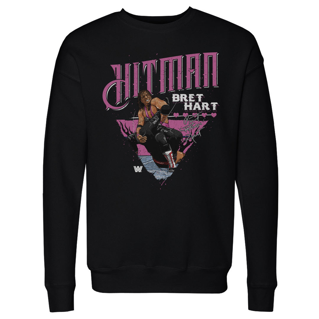 Bret Hart Men&#39;s Crewneck Sweatshirt | 500 LEVEL