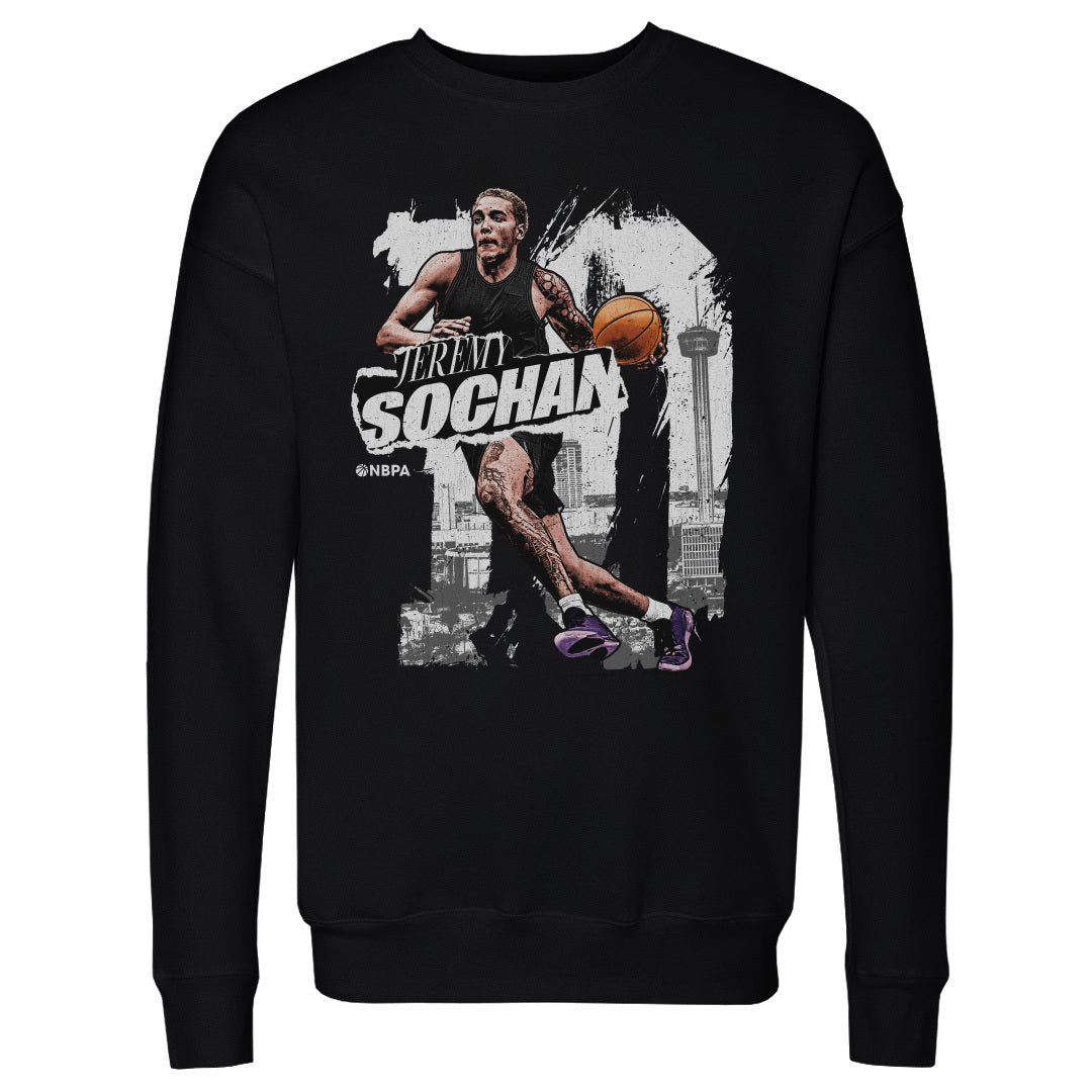 Jeremy Sochan Men&#39;s Crewneck Sweatshirt | 500 LEVEL