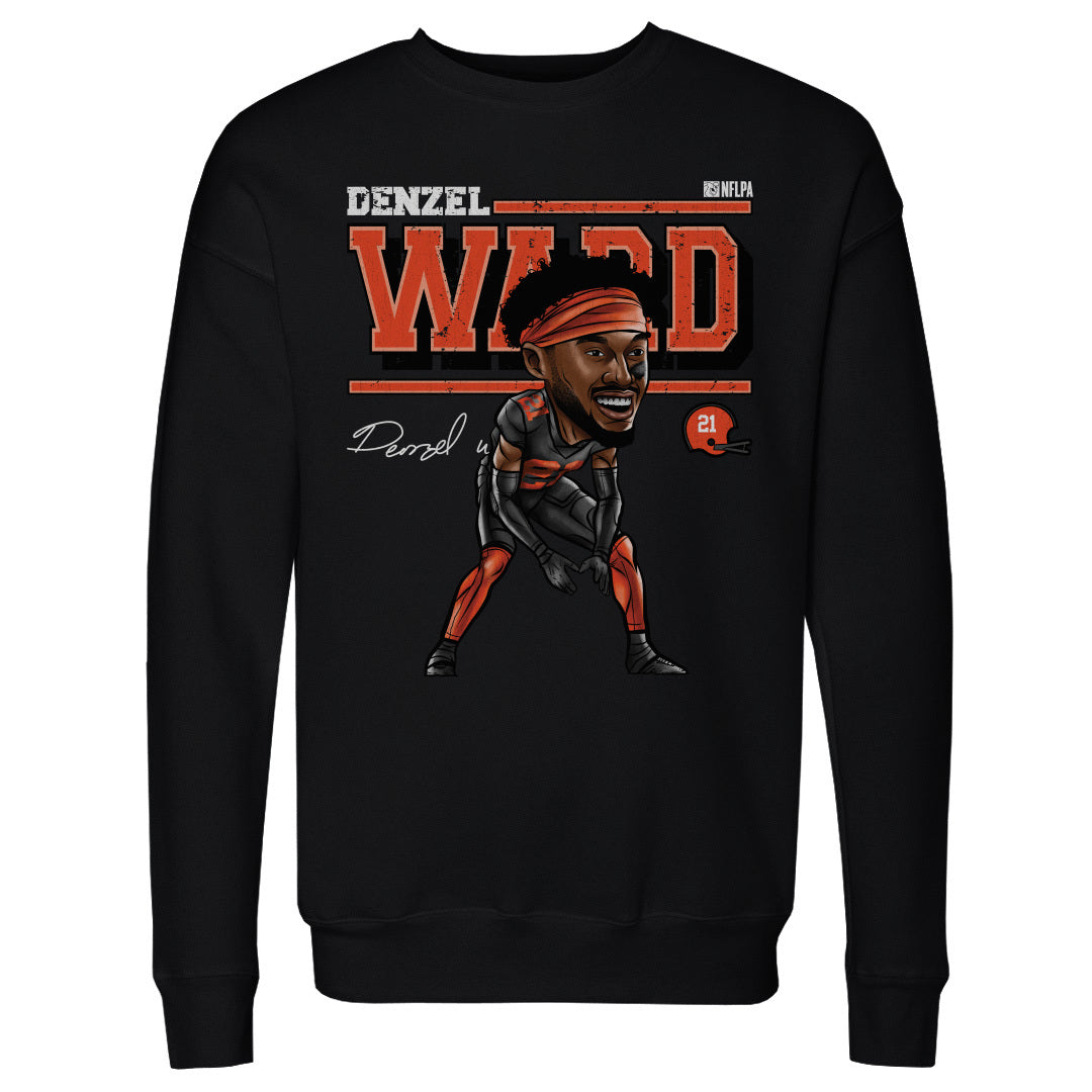 Denzel Ward Men&#39;s Crewneck Sweatshirt | 500 LEVEL