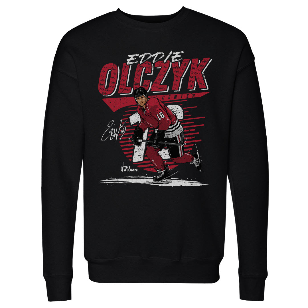 Eddie Olczyk Men&#39;s Crewneck Sweatshirt | 500 LEVEL